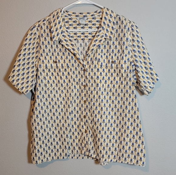 Duluth Trading Co Tops - Duluth Trading Co. Artisian Hemp Button-up Shirt Size XL Camp Workwear